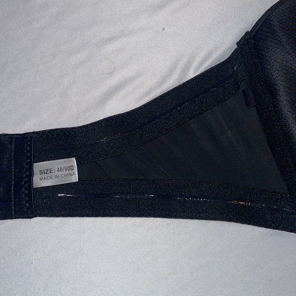 O2 Brand Strapless Black Bra 40D - Picture 5 of 9